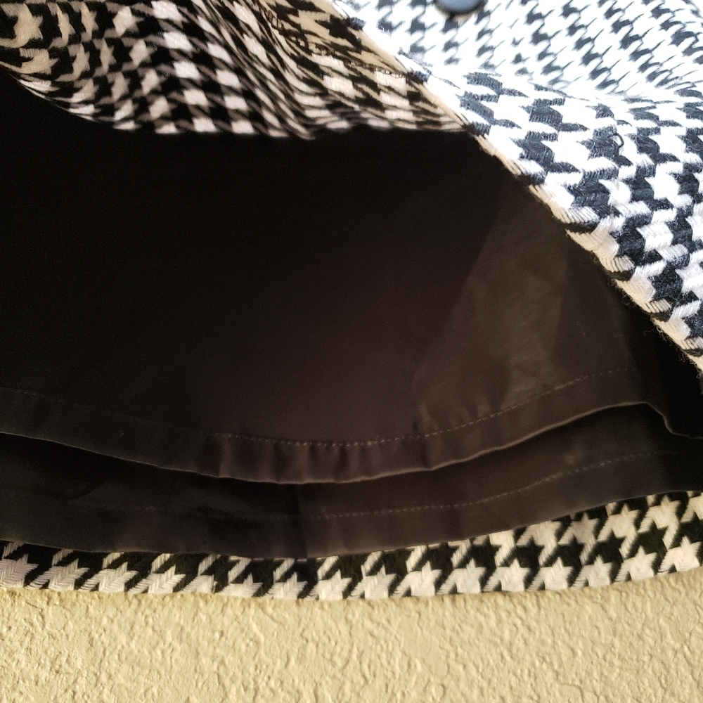 Express Design Studio Houndstooth Design Skirt - image 5